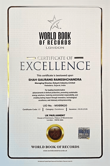 Certificate of Excellence